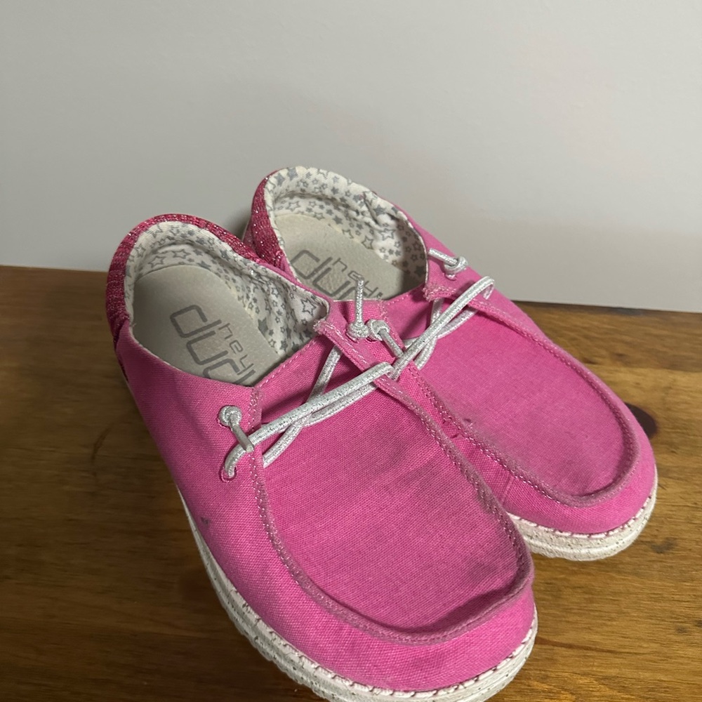 Hey Dude Fuchsia Slip-On Shoes